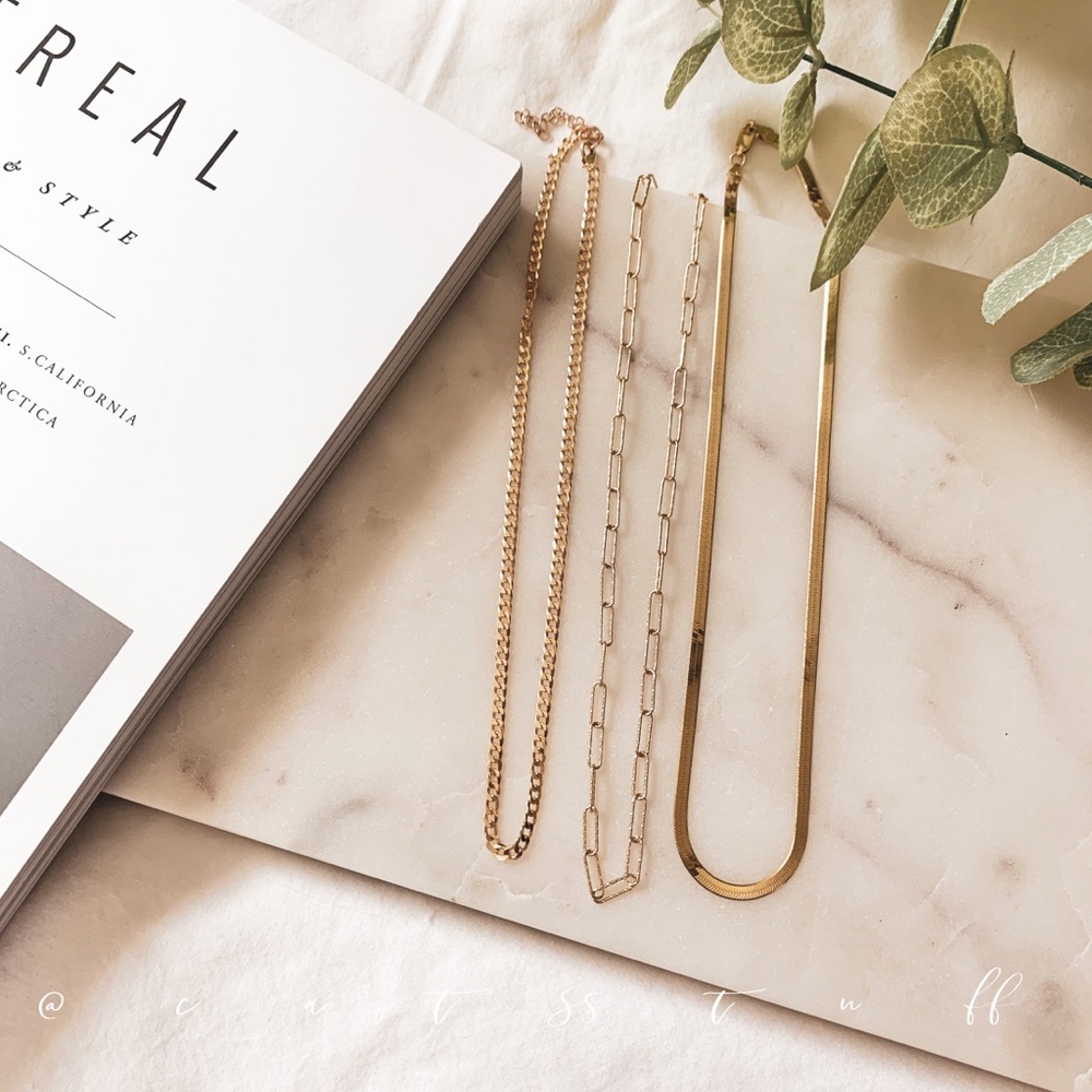 Sparkle Shimmer Chain Link Necklace